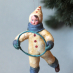 реплика на советскую игрушку 1930-х годов "клоун с обручем"